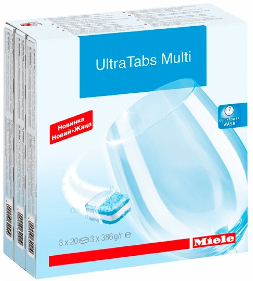 Таблетки для ПММ Miele UltraTabs Multi 3x20, 10245610 photo 1